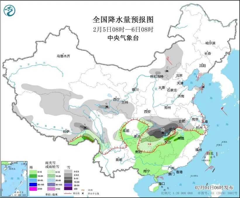 大范围雨雪有望结束 春节恐将全面放晴