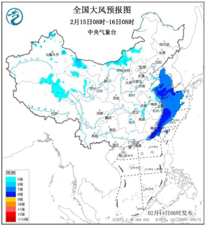 江淮江汉等地有小到中雨 华北中南部等地大气扩散条件转好