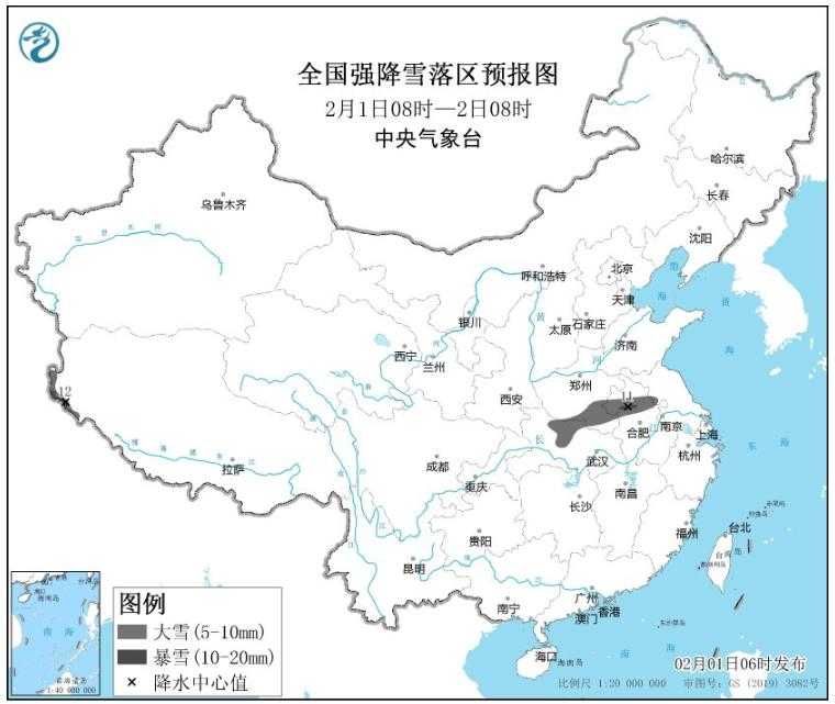 大范围雨雪冰冻天气开启 安徽西藏局地将有暴雪