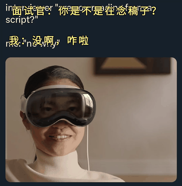 快被苹果Vision Pro的梗图笑死！它让世界变得更诡异魔幻了