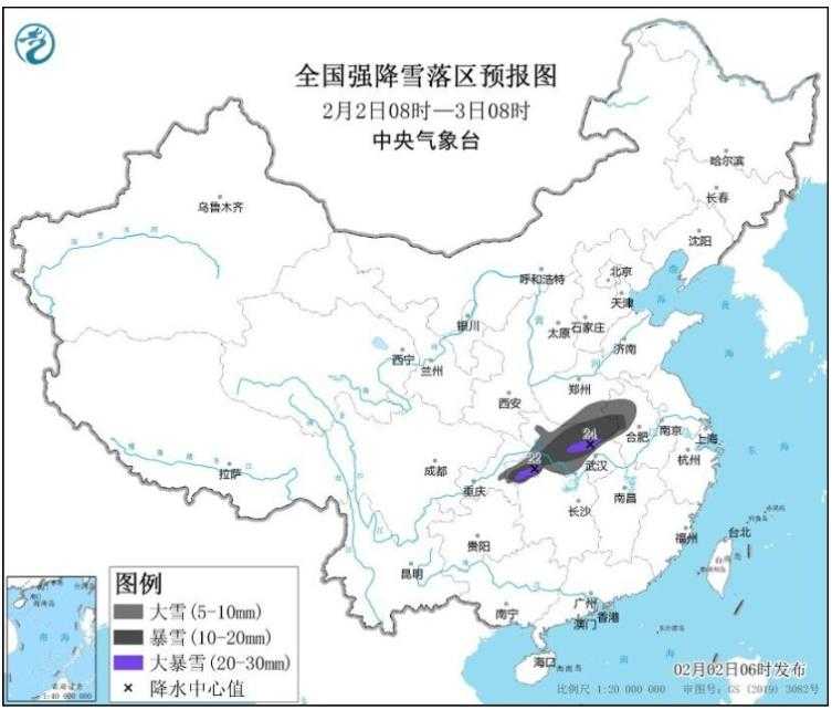 长江以南地区将有暴雨 河南湖北安徽局地迎大暴雪