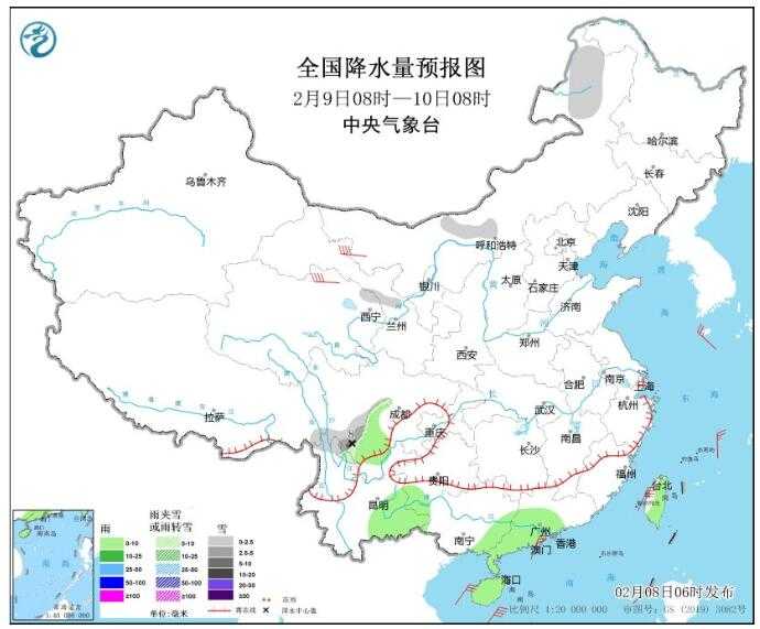 南方低温雨雪结束开始回温 华北黄淮等地有霾和大雾天气