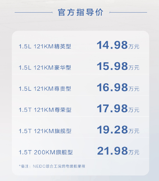 新王炸！比亚迪海豹DM-i荣耀版价格出炉：14.98万起