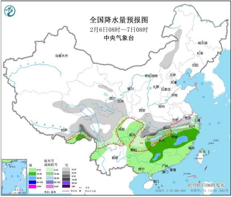 雨雪冰冻天气影响 安徽湖南等地将有大雪冻雨