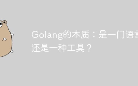 Golang的本质：是一门语言还是一种工具？