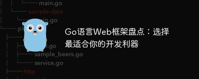 go语言web框架盘点：选择最适合你的开发利器