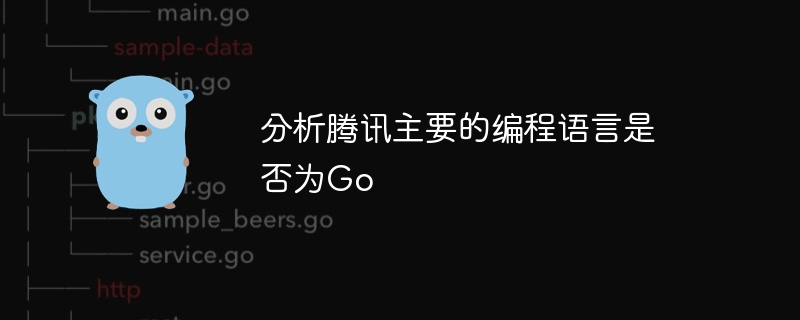 分析腾讯主要的编程语言是否为go