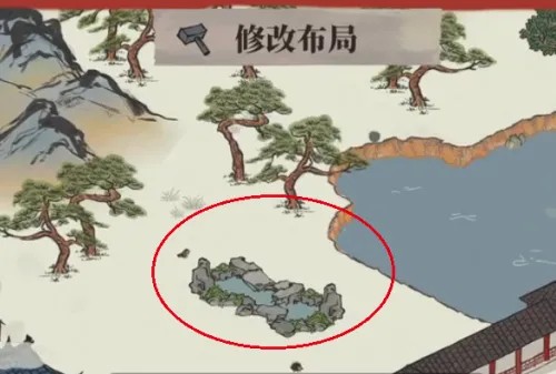 《江南百景图》湖心亭换位置方法