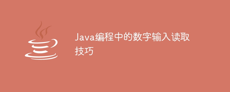 java编程中的数字输入读取技巧