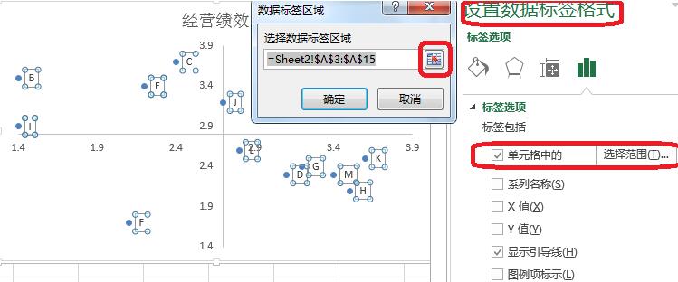 Excel制作矩形散点图的简单教程