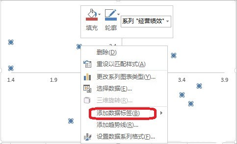 Excel制作矩形散点图的简单教程