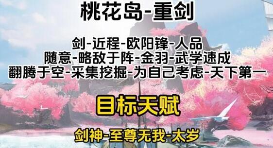 《射雕》全门派职业天赋推荐一览