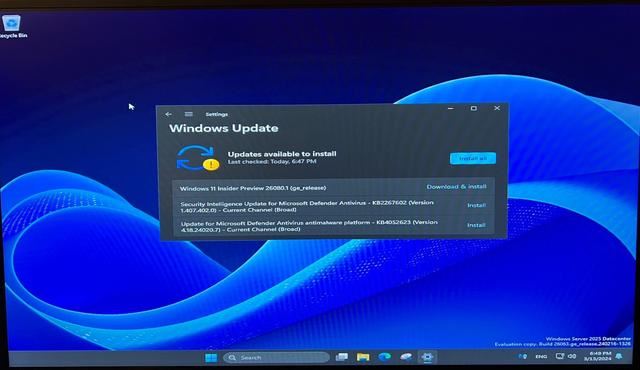 Windows Server 26080 预览版今日发布: 修复Feedback Hub故障插图