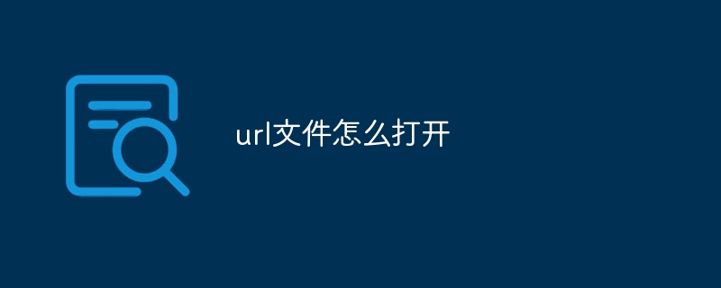 url文件怎么打开