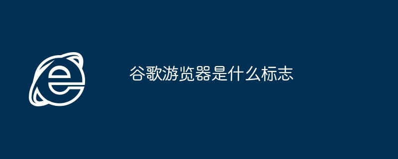 谷歌游览器是什么标志