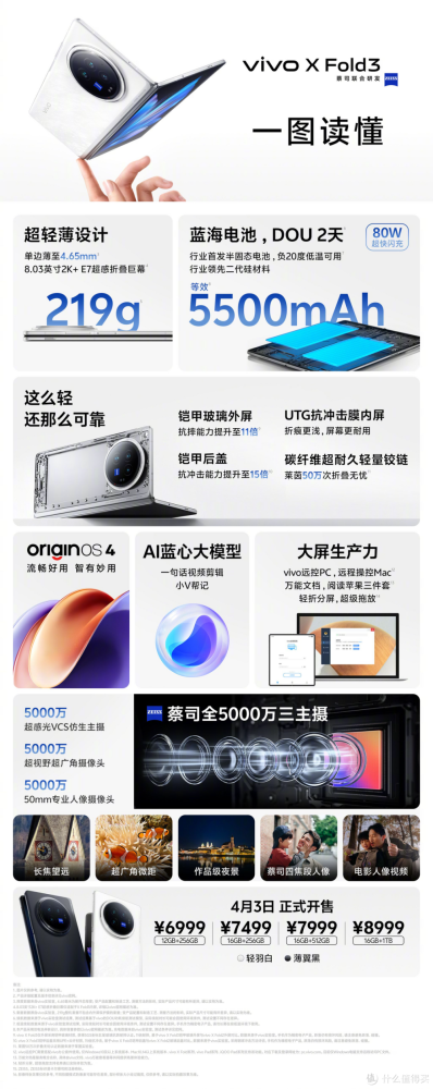 vivo X Fold3系列大折叠发布，这次升级不止于轻薄设计