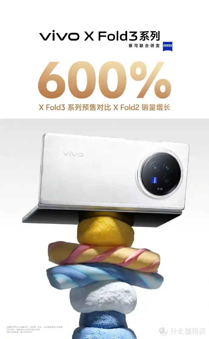 以最可靠的品质塑造最优秀的作品，vivo X Fold3系列火热预售中！