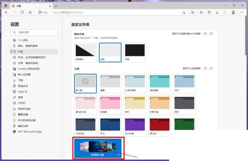 microsoft edge怎么获得更多主题_microsoft edge获得更多主题教程