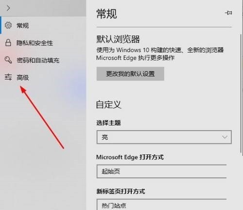 Edge浏览器高级设置在哪里_Edge浏览器高级设置查看方法