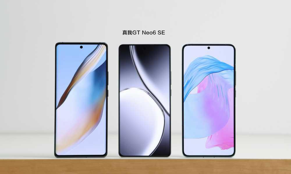 realme 真我 GT Neo6 SE 手机“流银骑士”官图出炉，极具质感