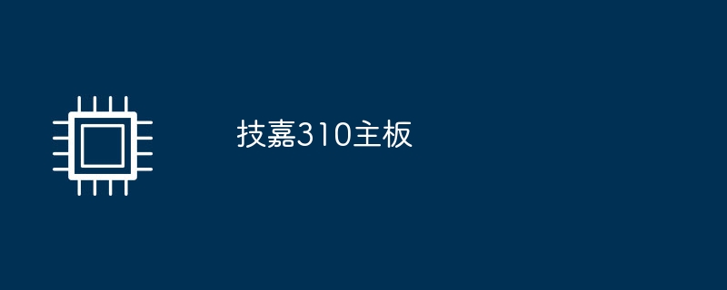 技嘉310主板