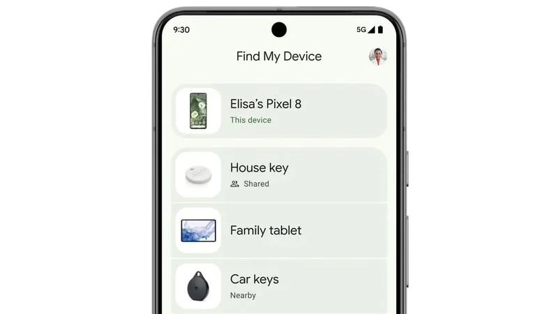谷歌推出适用于安卓设备的“查找我的设备”网络，可追踪丢失设备并兼容第三方追踪器