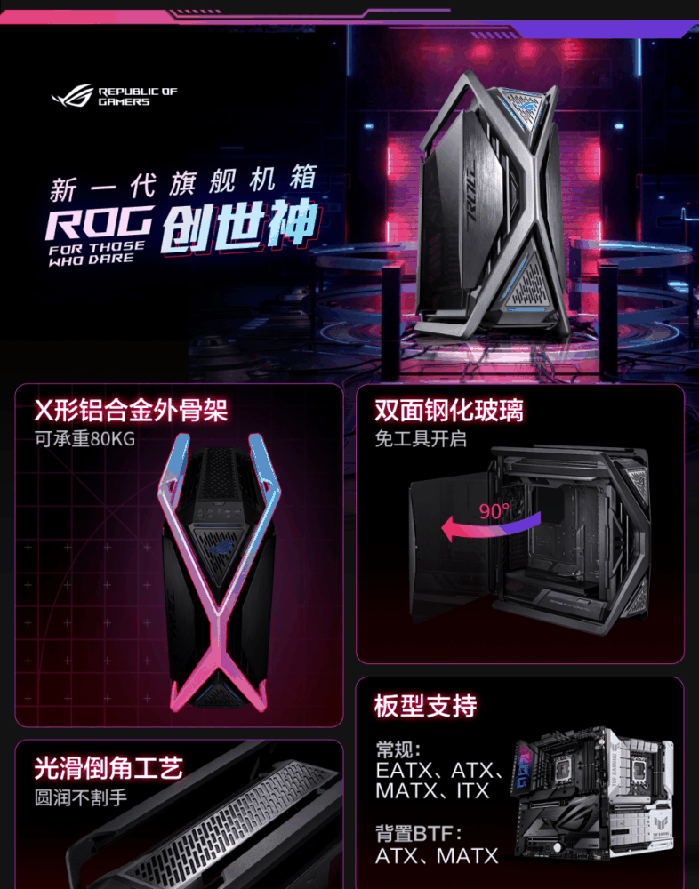 华硕 ROG BTF 2.0 系列背插板卡套装开售：Z790 HERO + RTX 4090D，23398 元起