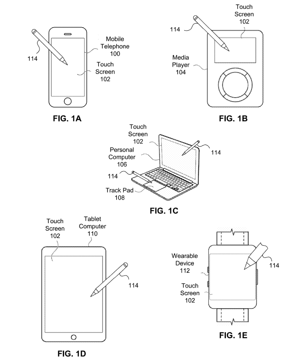 苹果 Apple Pencil 手写笔新专利获批：支持 iPhone 交互、无需充电