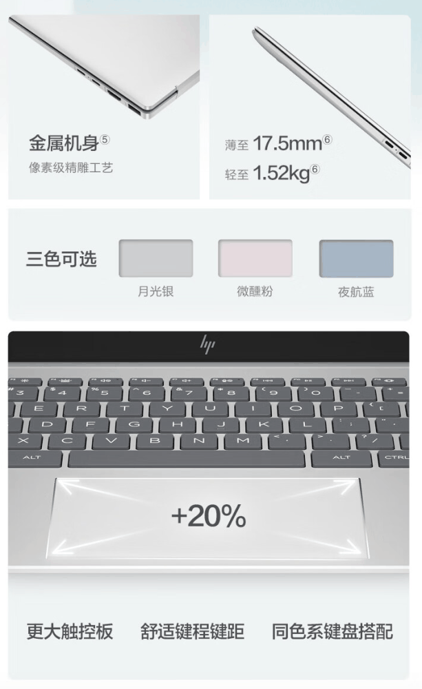 惠普星 Book Pro 14 2024 笔记本锐龙版上架：可选 R5-8645H / R7-8845H，4999 元起