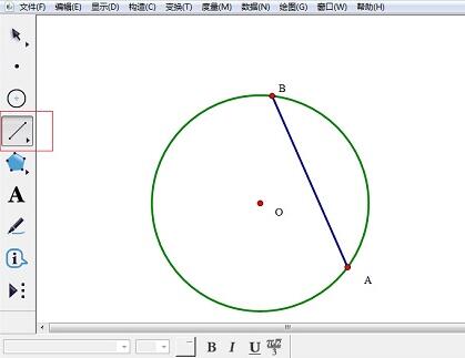 几何画板绘制圆的内接正三角形的操作教程