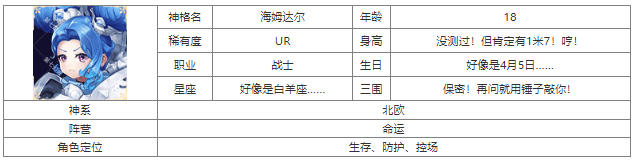 第七幻域海姆达尔怎么样 第七幻域海姆达尔介绍