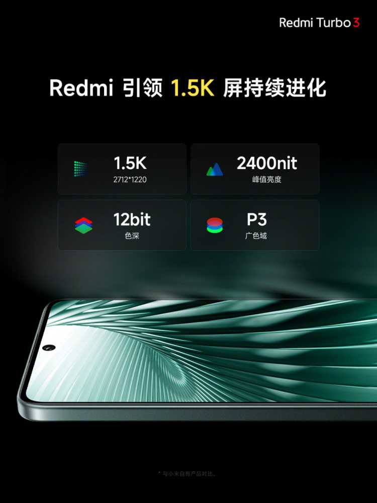 开售 6 天直降 100 元：小米 Redmi Turbo 3 手机 1899 元起新低