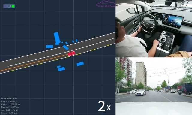 智行者联合清华大学等单位完成国内首套端到端自动驾驶系统的开放道路测试插图