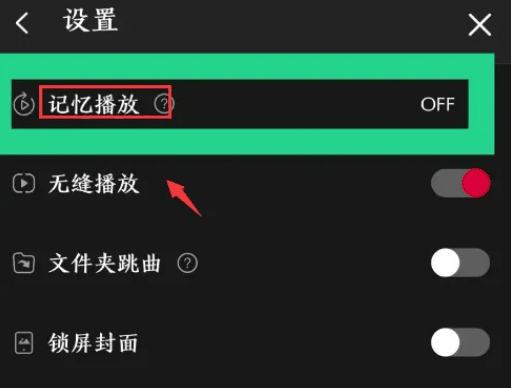 飞傲音乐APP怎么设置记忆播放模式