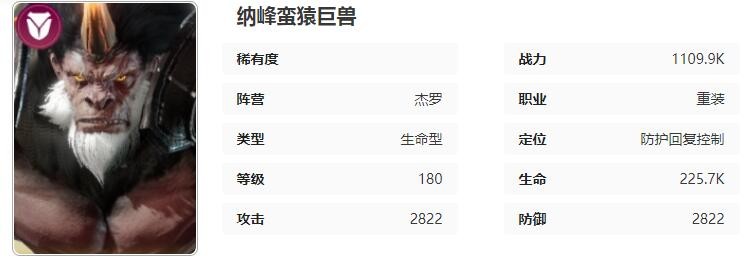 《星际52区》纳峰角色技能属性介绍