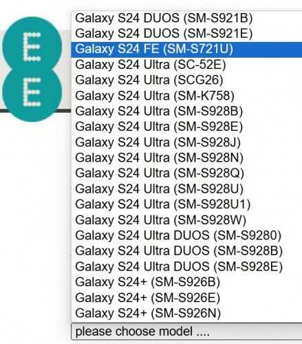 型号 SM-721U，三星 Galaxy S24 FE 手机现身英国运营商数据库