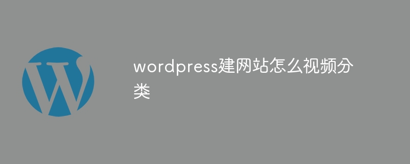 wordpress建网站怎么视频分类