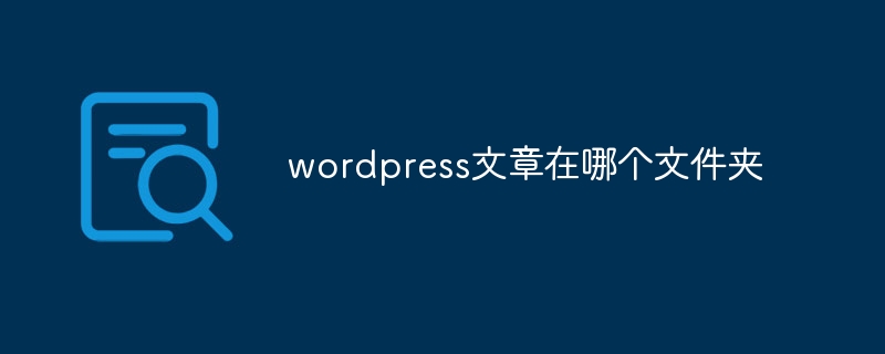 wordpress文章在哪个文件夹