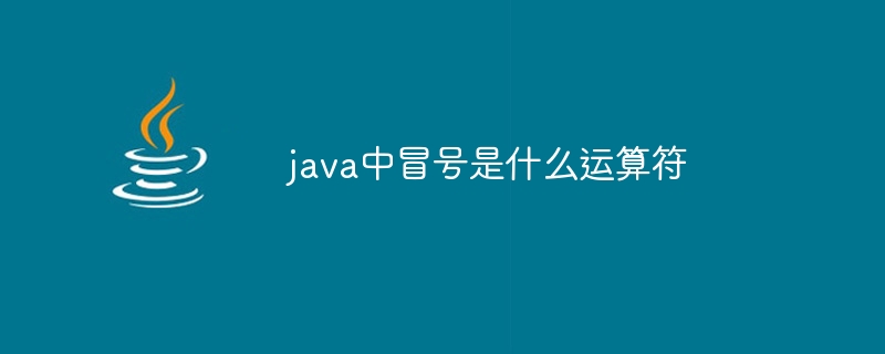 java中冒号是什么运算符