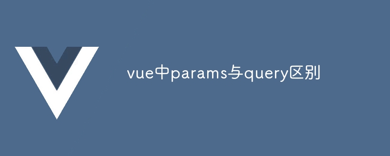 vue中params与query区别