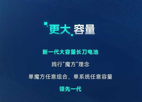 一图看懂：比亚迪全新一代魔方“充电宝”上市 领先一代