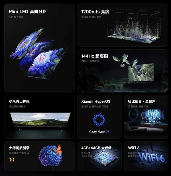 体验领先的高端画质旗舰 小米电视S 85 Mini LED正式发布