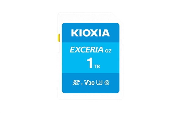 铠侠推出EXCERIA G2极至瞬速SD存储卡：最大可选1TB