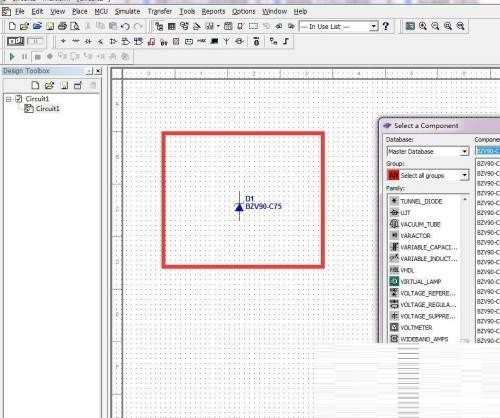 multisim怎么绘制BZV90 C75二极管_multisim绘制BZV90-C75二极管教程