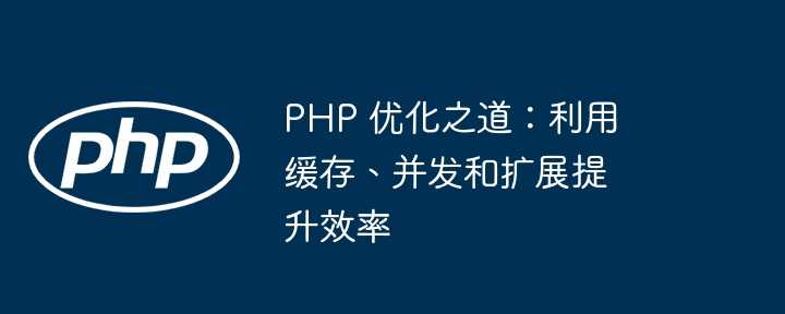 PHP 优化之道：利用缓存、并发和扩展提升效率