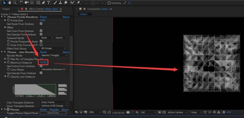 Ae怎么制作三维化三角面效果 Ae制作三维化三角面效果方法