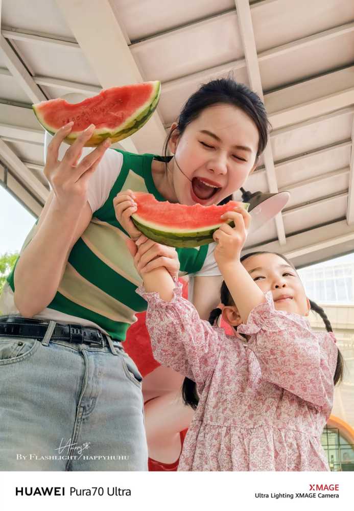 这个母亲节，华为 Pura 70 系列定格“两个小孩”的治愈瞬间