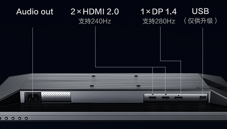 雷神 ZF25F240L 24.5 英寸显示器上架：1080P 280Hz，1199 元