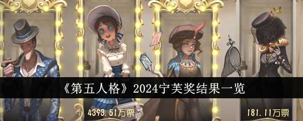 《第五人格》2024宁芙奖结果一览