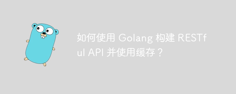 如何使用 Golang 构建 RESTful API 并使用缓存？